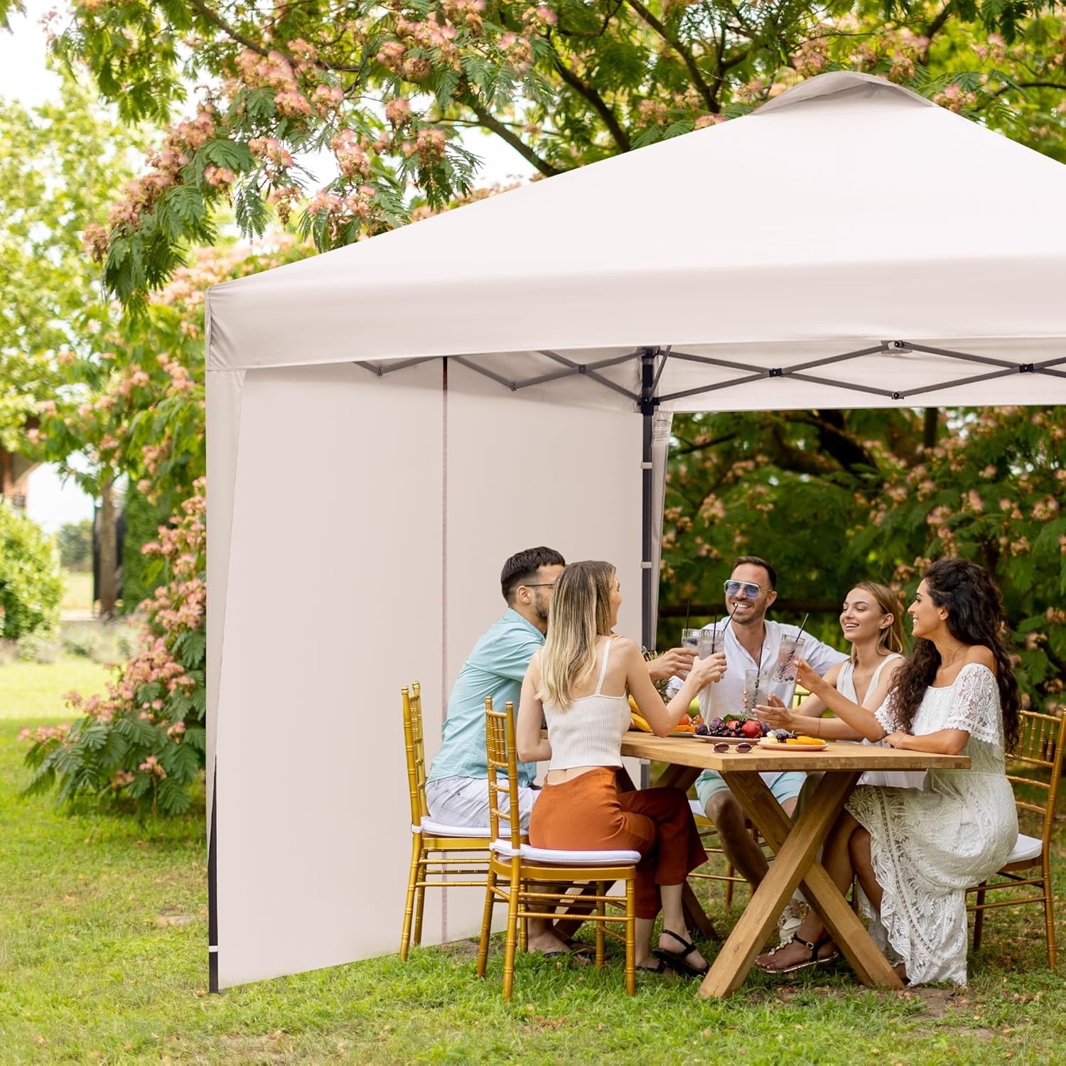 image:imageBONTEC Instant Canopy Sidewall for 10x10 Pop Up Canopy Tent Waterproof UV Protection 1PC Canopy Sunwall 1PC Sidewall Only Canopy Tent NOT Included Genreal