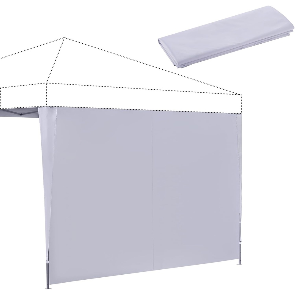 image:imageBONTEC Instant Canopy Sidewall for 10x10 Pop Up Canopy Tent Waterproof UV Protection 1PC Canopy Sunwall 1PC Sidewall Only Canopy Tent NOT Included Genreal